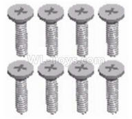 Wltoys 124012 Cross countersunk head screw Parts(8pcs) -3x8KB-D5.5-124011.1231,1/12 Wltoys 124012 Parts,Wltoys 124012 RC Car Parts