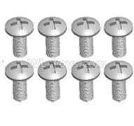 Wltoys 124012 Cross recessed pan head screws Parts(8PCS)-M3X7 PM-12428.0108,1/12 Wltoys 124012 Parts,Wltoys 124012 RC Car Parts