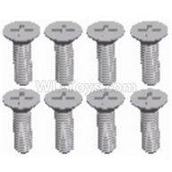 Wltoys 124012 Cross recessed Flat head screws Parts(8PCS)-M2.5X8 KM-12428.0114,1/12 Wltoys 124012 Parts,Wltoys 124012 RC Car Parts