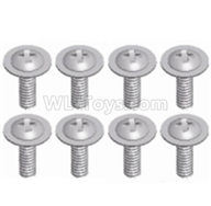 Wltoys 124012 Pan head screws with cross media Parts(8PCS)-M2.3X8-12428.0129,1/12 Wltoys 124012 Parts,Wltoys 124012 RC Car Parts