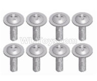 Wltoys 124012 Round head with self-tapping screws Parts(8pcs)-2.6x6-L959-62,1/12 Wltoys 124012 Parts,Wltoys 124012 RC Car Parts