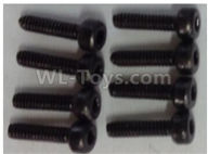 Wltoys 124012 Cup head hex head screw Parts-M2x8(8pcs)-10428-B.0334,1/12 Wltoys 124012 Parts,Wltoys 124012 RC Car Parts