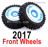 Wltoys 124017 Front Wheel unit,Tires. 124017.2017, Total 2 Set.2 color you can choose.Wltoys 124017 1/12 Parts, Wltoys 124017 RC Car Parts