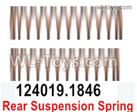 Wltoys 124016 Rear suspension spring group. 124016.1846. Wltoys 124016 1/12 Parts, Wltoys 124016 RC Car Parts.