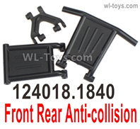 Wltoys 124016 Front and Rear Anti-collision group. 124016.1840. Wltoys 124016 1/12 Parts, Wltoys 124016 RC Car Parts.