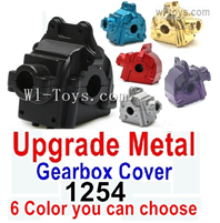 Wltoys 124017 Upgrade Metal Gearbox Cover for the Wltoys 124017.1254. It Includes 6 colors you can choose.