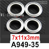 Wltoys 124016 Ball bearing 7X11X3mm-A949-35,Wltoys 124016 1/12 Parts,Wltoys 124016 RC Car Parts