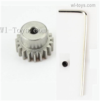 Wltoys 124017 Upgrade Motor gear + Set screws + L-Shape Wrench for the Brushless Version 124017 rc racing car