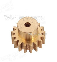Wltoys 124019 Copper motor Gear(1pcs)-0.7 Modulus-27 Teeth,Wltoys 124019 1/12 Parts,Wltoys 124019 RC Car Parts