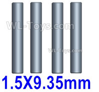 Wltoys 124019 Cardan shaft(4pcs)-1.5x9.35mm-124019.1274,Wltoys 124019 1/12 Parts,Wltoys 124019 RC Car Parts