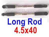 Wltoys 124019 Long rod assembly(2pcs)-4.5x40-124019.1289,Wltoys 124019 1/12 Parts,Wltoys 124019 RC Car Parts