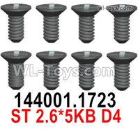 Wltoys 124019 1323 Screws. ST2.6x5KB D4. Wltoys 124019 1/12 Screws Parts, Wltoys 124019 RC Car Screws Parts.