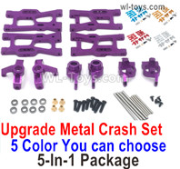 Wltoys 124019 Upgrade Metal kit cash set 2. All 5-In-1 Package. 5 Color you can choose. Wltoys 124019 1/12 Parts,Wltoys 124019 RC Car Parts