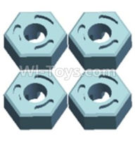 Wltoys 12403 Hexagonal round seat(4pcs),Wltoys 12403 RC Car Spare Parts Replacement Accessories,1:12 Scale 4wd,2.4G 12403 rc racing car Parts,On Road Drift Racing Truck Car Parts