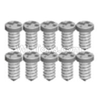 Wltoys 12403 Pan head screws(8PCS)-M1.6X6,Wltoys 12403 RC Car Spare Parts Replacement Accessories,1:12 Scale 4wd,2.4G 12403 rc racing car Parts,On Road Drift Racing Truck Car Parts