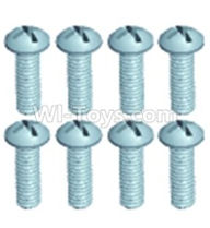 Wltoys 12403 Pan head screws(8PCS)-M2.5X6,Wltoys 12403 RC Car Spare Parts Replacement Accessories,1:12 Scale 4wd,2.4G 12403 rc racing car Parts,On Road Drift Racing Truck Car Parts