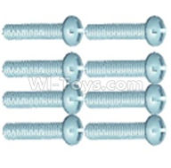 Wltoys 12403 Pan head screws(8PCS)-M2.6X12,Wltoys 12403 RC Car Spare Parts Replacement Accessories,1:12 Scale 4wd,2.4G 12403 rc racing car Parts,On Road Drift Racing Truck Car Parts