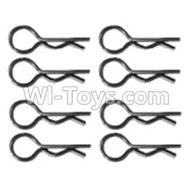Wltoys 12404 K939-49 R-Shape Pin-1.12X2.2mm(8pcs),Wltoys 12404 RC Car Spare Parts Replacement Accessories,1:12 Scale 4wd,2.4G 12404 rc racing car Parts,On Road Drift Racing Truck Car Parts