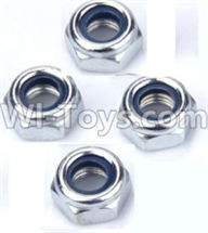 Wltoys 12404 M4 Locknut(4pcs),Wltoys 12404 RC Car Spare Parts Replacement Accessories,1:12 Scale 4wd,2.4G 12404 rc racing car Parts,On Road Drift Racing Truck Car Parts
