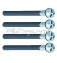 Wltoys 12404 Pan head screws(4PCS)-M3X13PMO,Wltoys 12404 RC Car Spare Parts Replacement Accessories,1:12 Scale 4wd,2.4G 12404 rc racing car Parts,On Road Drift Racing Truck Car Parts