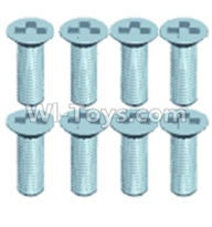 Wltoys 12404 Countersunk head screws(8PCS)-M2.5X6,Wltoys 12404 RC Car Spare Parts Replacement Accessories,1:12 Scale 4wd,2.4G 12404 rc racing car Parts,On Road Drift Racing Truck Car Parts