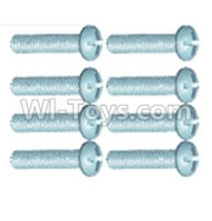 Wltoys 12404 Pan head screws(8PCS)-M2.6X10,Wltoys 12404 RC Car Spare Parts Replacement Accessories,1:12 Scale 4wd,2.4G 12404 rc racing car Parts,On Road Drift Racing Truck Car Parts