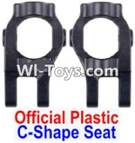 Wltoys 12428 C-Shape Seat(2pcs)-Black-Official Plastic Parts, 12428-0006