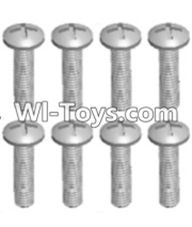 Wltoys 12423 Car Spare Parts-00110 Cross recessed pan head screws(8PCS)-M2X10 PM,Wltoys 12423 RC Car Spare Parts Replacement Accessories,1:12 Scale 4wd,2.4G 12423 RC racing car Parts,On Road Drift Racing Truck Car Parts