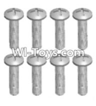 Wltoys 12423 Car Spare Parts-00111 Cross recessed pan head screws(8PCS)-M2X12 PM,Wltoys 12423 RC Car Spare Parts Replacement Accessories,1:12 Scale 4wd,2.4G 12423 RC racing car Parts,On Road Drift Racing Truck Car Parts