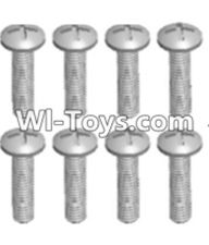 Wltoys 12423 Car Spare Parts-00112 Cross recessed pan head screws(8PCS)-M2X20 PM,Wltoys 12423 RC Car Spare Parts Replacement Accessories,1:12 Scale 4wd,2.4G 12423 RC racing car Parts,On Road Drift Racing Truck Car Parts