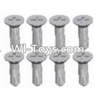 Wltoys 12428 screws-Cross recessed Flat head screws(8PCS)-M2.5X8 KM Parts, 12428-0114 screws Parts