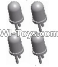 Wltoys 12423 Car Spare Parts-00122 Car light(4PCS)-5MM(White Light),Wltoys 12423 RC Car Spare Parts Replacement Accessories,1:12 Scale 4wd,2.4G 12423 RC racing car Parts,On Road Drift Racing Truck Car Parts
