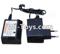 Wltoys 12423 Car Spare Parts-00124-03 Official charger and balance charger(Can charge 1 battery at the same time),Wltoys 12423 RC Car Spare Parts Replacement Accessories,1:12 Scale 4wd,2.4G 12423 RC racing car Parts,On Road Drift Racing Truck Car Parts