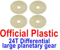 Wltoys 12428 Differential large planetary gear Parts-24T-(4pcs), 12428-0013