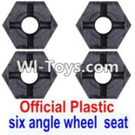 Wltoys 12423 Car Spare Parts-0044-01 Combination device, six angle wheel seat(4pcs),Wltoys 12423 RC Car Spare Parts Replacement Accessories,1:12 Scale 4wd,2.4G 12423 RC racing car Parts,On Road Drift Racing Truck Car Parts