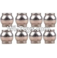 Wltoys 12423 Car Spare Parts-0075 Ball head C(M4.8x5)-8pcs,Wltoys 12423 RC Car Spare Parts Replacement Accessories,1:12 Scale 4wd,2.4G 12423 RC racing car Parts,On Road Drift Racing Truck Car Parts