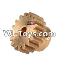 Wltoys 12423 Car Spare Parts-0088 17T Motor Gear(15.2X10MM),Wltoys 12423 RC Car Spare Parts Replacement Accessories,1:12 Scale 4wd,2.4G 12423 RC racing car Parts,On Road Drift Racing Truck Car Parts