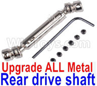 Wltoys 12428 Upgrade Metal Rear drive shaft assembly-Silver Parts-0477+0476