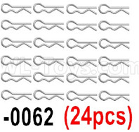 Wltoys 12427 Parts-R-Clips for the Body Shell Cover(24pcs)-12427-0062 ,Wltoys 12427 RC Car Parts,Wltoys 1/12 Parts