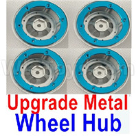 Wltoys 12427 Parts-Upgrade Metal Wheel hub(4pcs)-Not include the Tire lether,Wltoys 12427 RC Car Parts,Wltoys 1/12 Parts