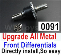 Wltoys 12428 Upgrade Parts-All Metal Front Differentials Parts-12428-0091, Can Directly install,So Easy,,Can be used for Wltoys 12429 12428-B 12428-C 12428-A