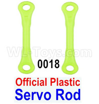 Wltoys 12428 Servo Rod(2pcs) Parts-(Official Plastic ), 12428-0018