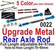 Wltoys 12428 Upgrade Parts-Metal Rear axle Rod(2pcs) Parts, 12428-0022, Wltoys 12428 Upgrade Parts