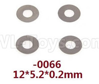 Wltoys 12428 Flat washers(4PCS)-12X5.2X0.2mm Parts, 12428-0066