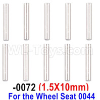 Wltoys 12428 Positioning pin,Axis Pin(1.5X10mm)-10pcs Parts, 12428-0072
