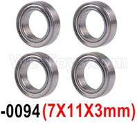 Wltoys 12428 Bearing(4pcs-7X11X3MM) Parts, 12428-0094