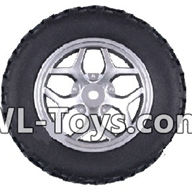 Wltoys 18428 Whole wheel unit(1 set)-Black,Wltoys 18428 RC Car Spare Parts Replacement Accessories,1:18 Scale 4wd,2.4G 18428 rc racing car Parts,On Road Drift Racing Truck Car Parts
