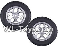 Wltoys 18428 Whole wheel unit(2 set)-Black,Wltoys 18428 RC Car Spare Parts Replacement Accessories,1:18 Scale 4wd,2.4G 18428 rc racing car Parts,On Road Drift Racing Truck Car Parts