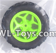 Wltoys 18428 Whole wheel unit(1 set)-Green,Wltoys 18428 RC Car Spare Parts Replacement Accessories,1:18 Scale 4wd,2.4G 18428 rc racing car Parts,On Road Drift Racing Truck Car Parts