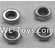 Wltoys 18428 Spare Parts-80-05 A929-96 M2.5 lock nut group(4pcs),Wltoys 18428 RC Car Spare Parts Replacement Accessories,1:18 Scale 4wd,2.4G 18428 rc racing car Parts,On Road Drift Racing Truck Car Parts